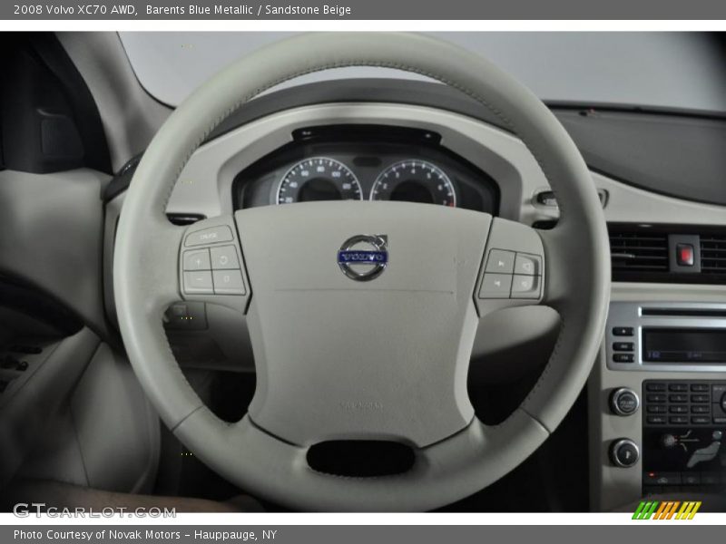 Barents Blue Metallic / Sandstone Beige 2008 Volvo XC70 AWD