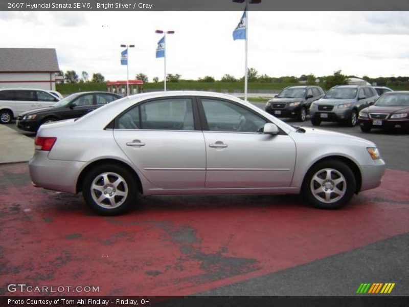 Bright Silver / Gray 2007 Hyundai Sonata SE V6