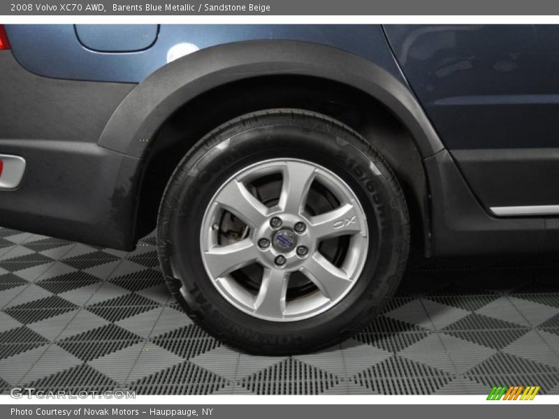 Barents Blue Metallic / Sandstone Beige 2008 Volvo XC70 AWD