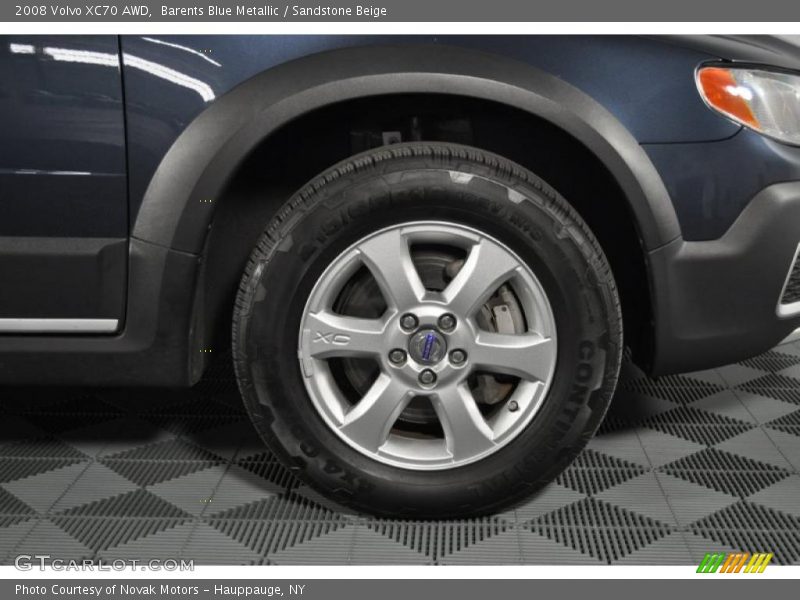 Barents Blue Metallic / Sandstone Beige 2008 Volvo XC70 AWD