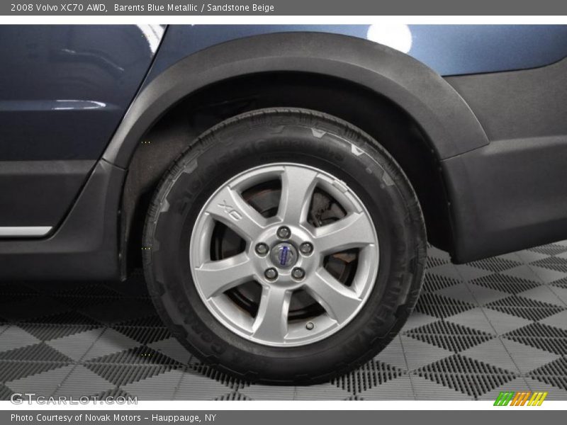 Barents Blue Metallic / Sandstone Beige 2008 Volvo XC70 AWD