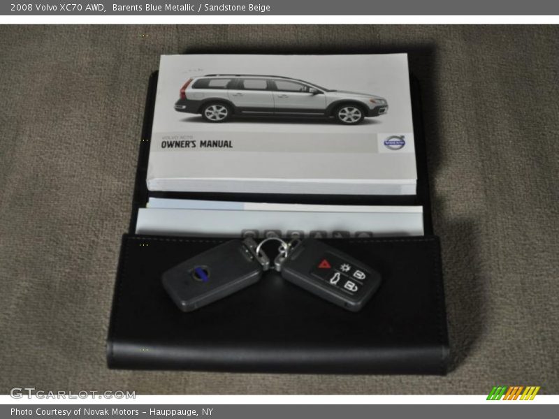 Barents Blue Metallic / Sandstone Beige 2008 Volvo XC70 AWD
