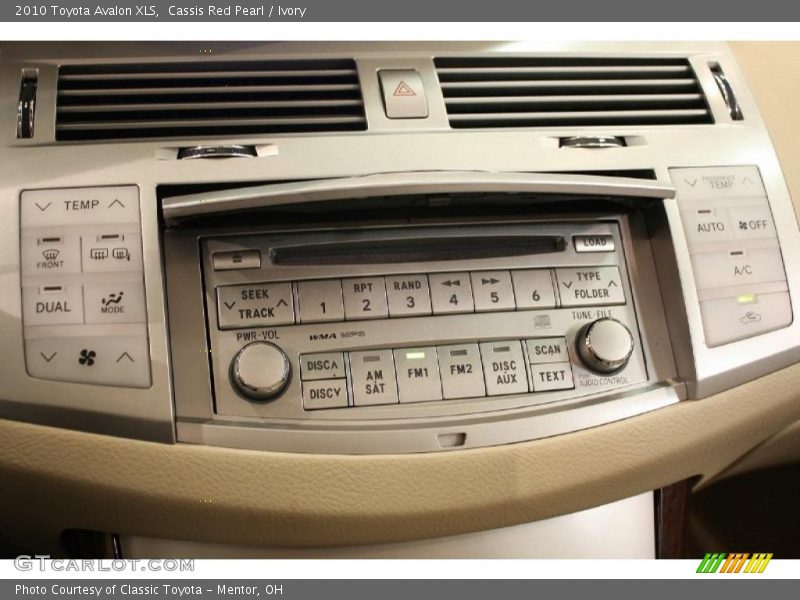 Cassis Red Pearl / Ivory 2010 Toyota Avalon XLS