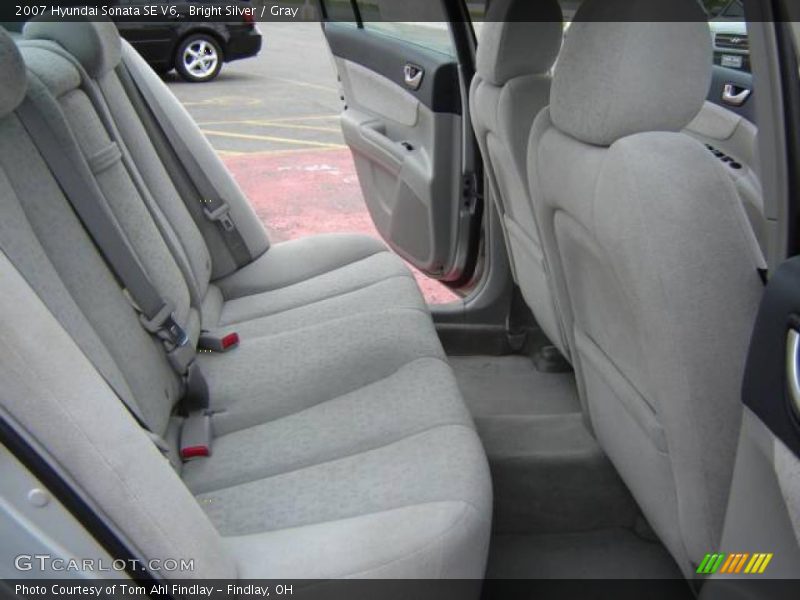 Bright Silver / Gray 2007 Hyundai Sonata SE V6