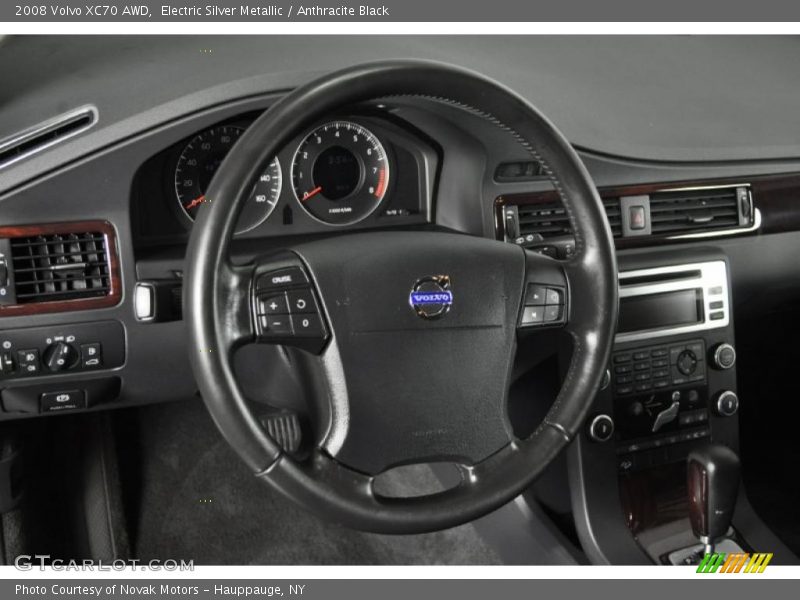 Electric Silver Metallic / Anthracite Black 2008 Volvo XC70 AWD