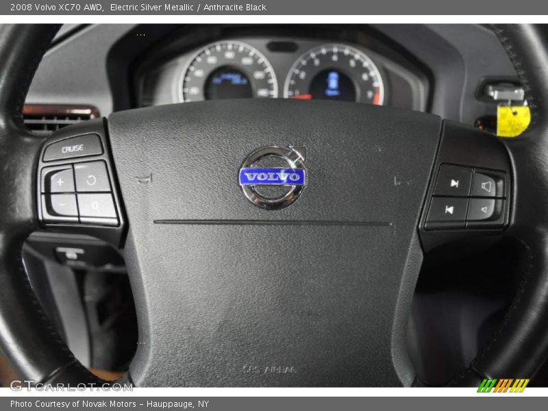 Electric Silver Metallic / Anthracite Black 2008 Volvo XC70 AWD
