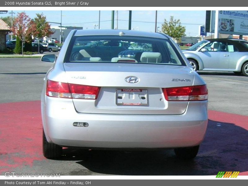 Bright Silver / Gray 2008 Hyundai Sonata GLS