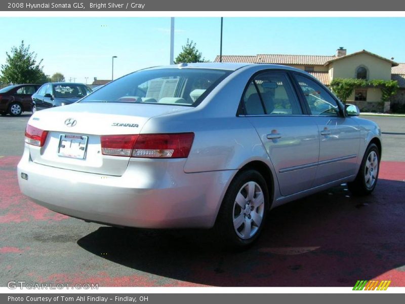 Bright Silver / Gray 2008 Hyundai Sonata GLS