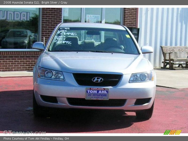 Bright Silver / Gray 2008 Hyundai Sonata GLS