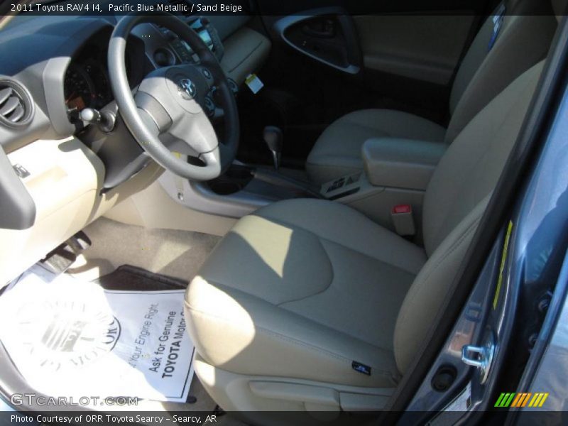 Pacific Blue Metallic / Sand Beige 2011 Toyota RAV4 I4