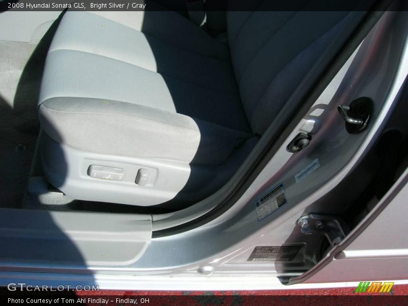 Bright Silver / Gray 2008 Hyundai Sonata GLS