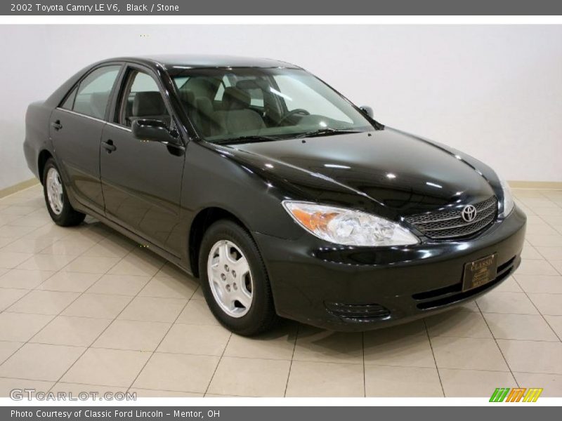 Black / Stone 2002 Toyota Camry LE V6