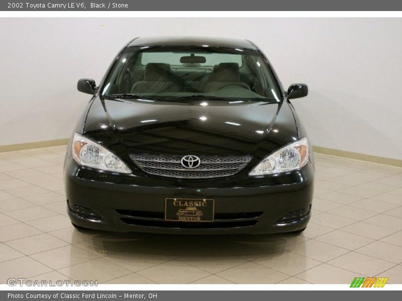 Black / Stone 2002 Toyota Camry LE V6