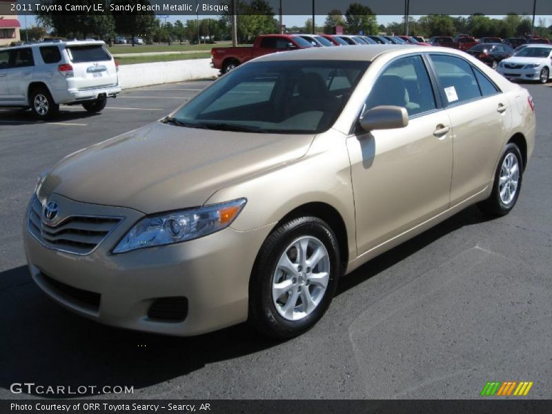 Sandy Beach Metallic / Bisque 2011 Toyota Camry LE