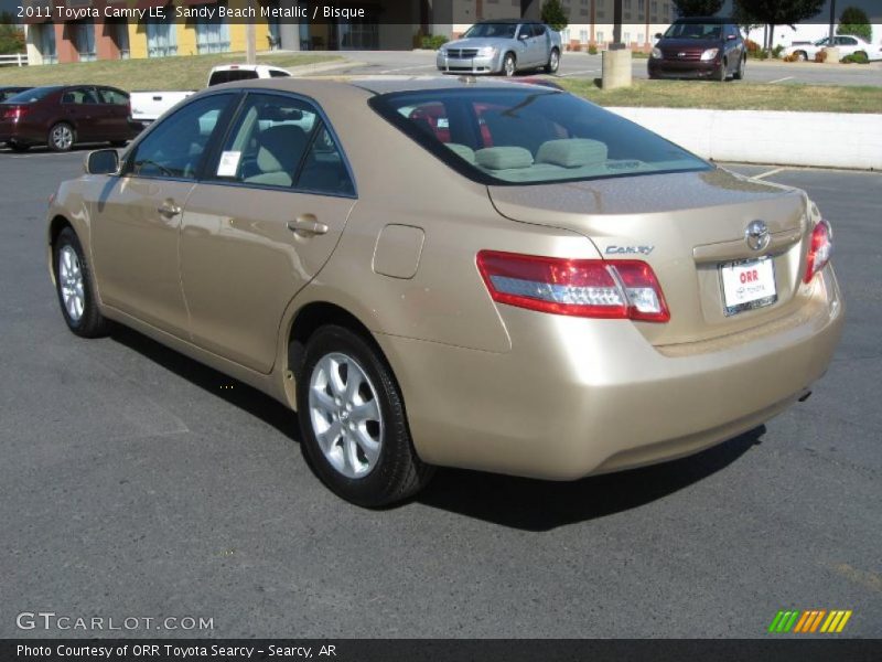 Sandy Beach Metallic / Bisque 2011 Toyota Camry LE