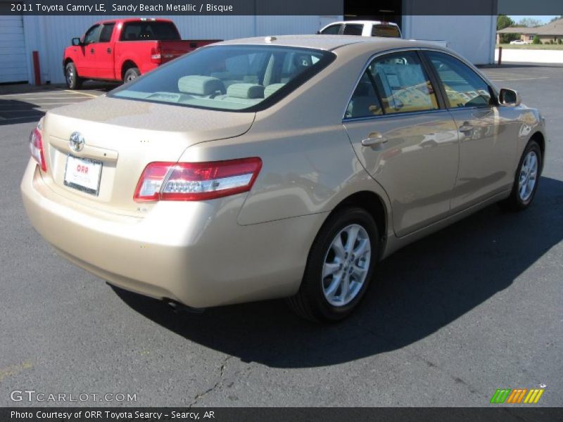 Sandy Beach Metallic / Bisque 2011 Toyota Camry LE