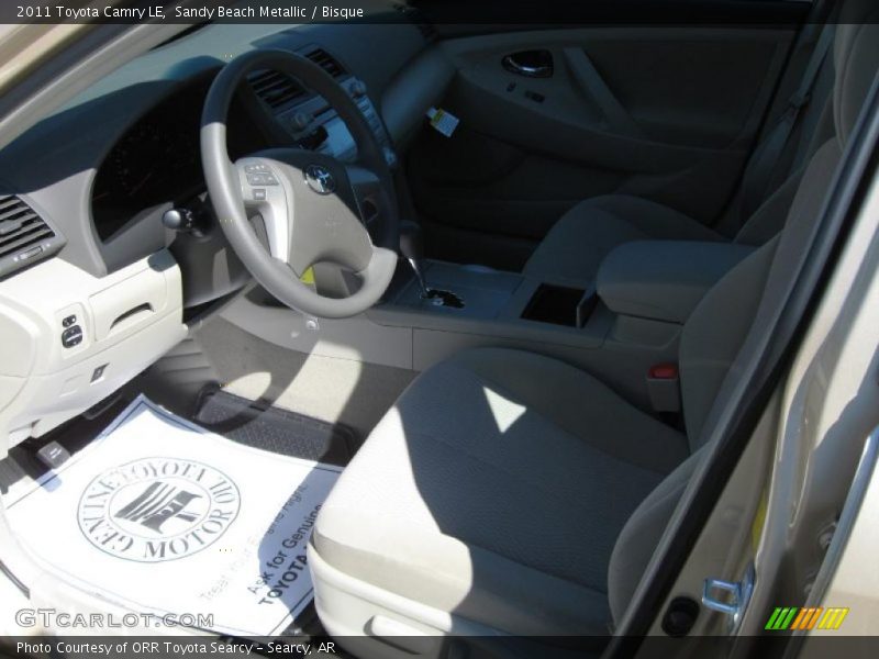 Sandy Beach Metallic / Bisque 2011 Toyota Camry LE