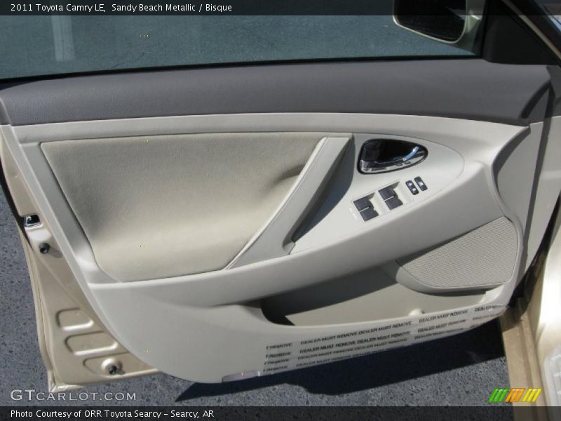 Sandy Beach Metallic / Bisque 2011 Toyota Camry LE