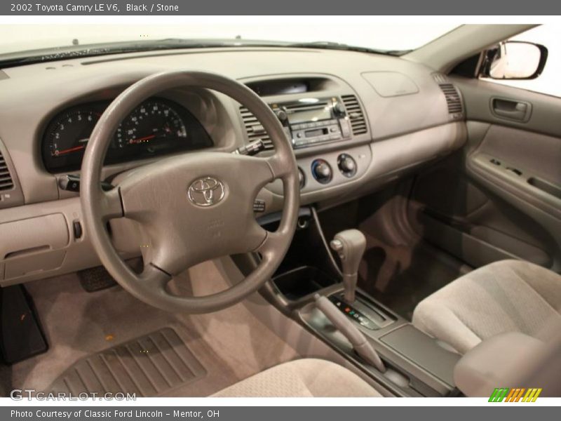 Black / Stone 2002 Toyota Camry LE V6