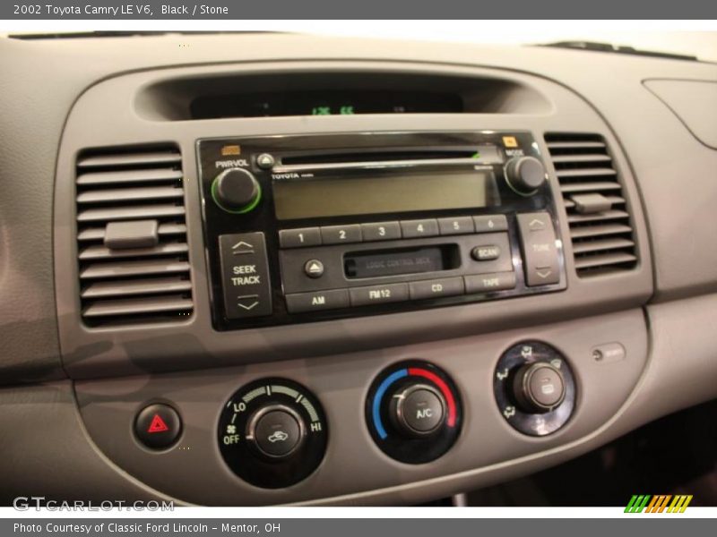 Black / Stone 2002 Toyota Camry LE V6