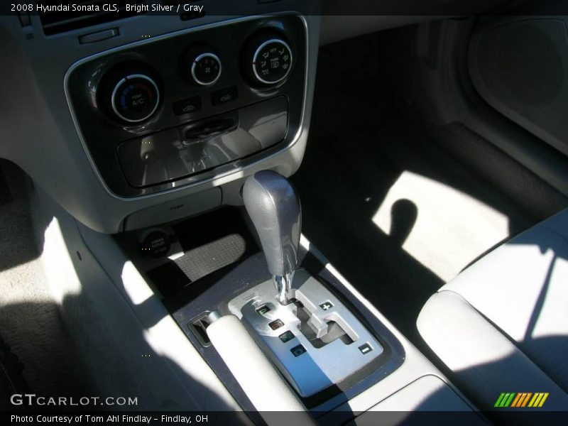 Bright Silver / Gray 2008 Hyundai Sonata GLS