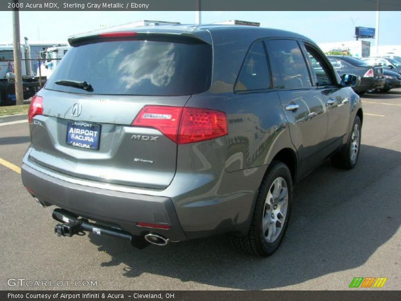 Sterling Gray Metallic / Ebony 2008 Acura MDX