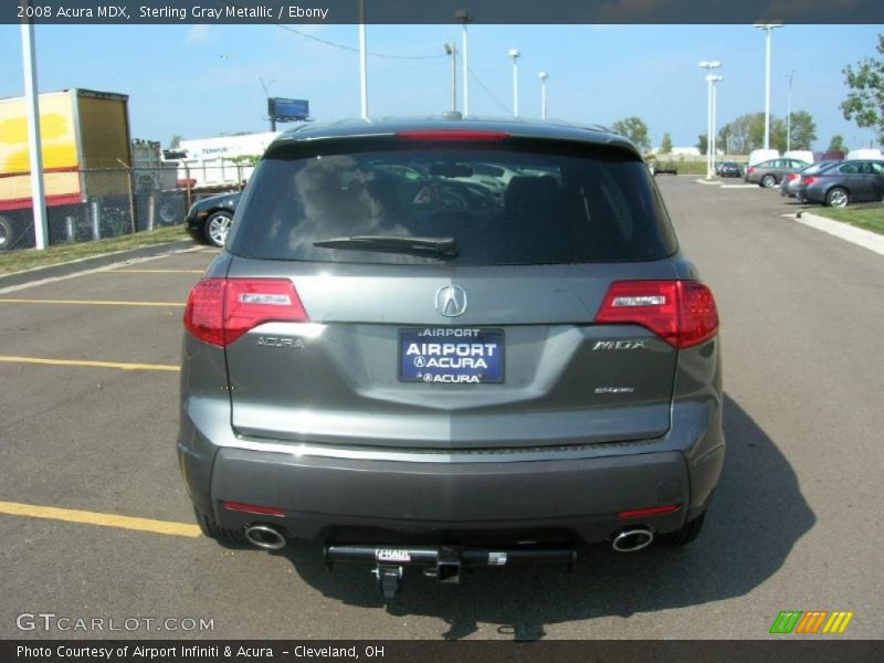Sterling Gray Metallic / Ebony 2008 Acura MDX