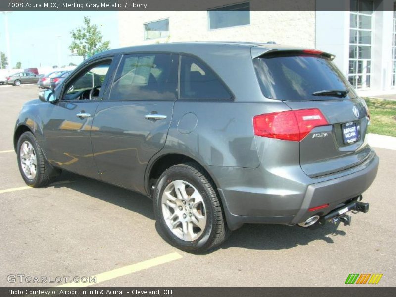 Sterling Gray Metallic / Ebony 2008 Acura MDX