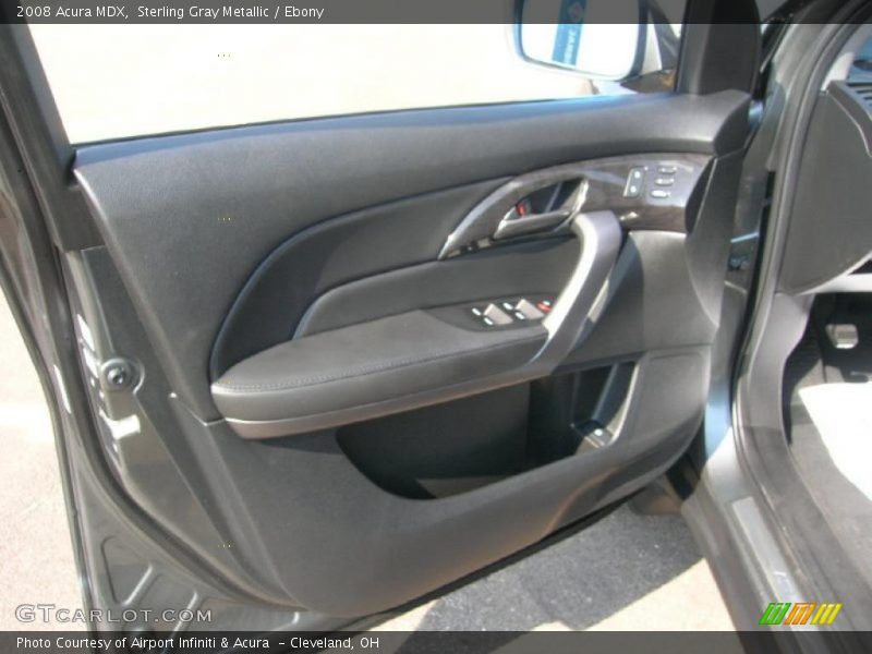 Sterling Gray Metallic / Ebony 2008 Acura MDX