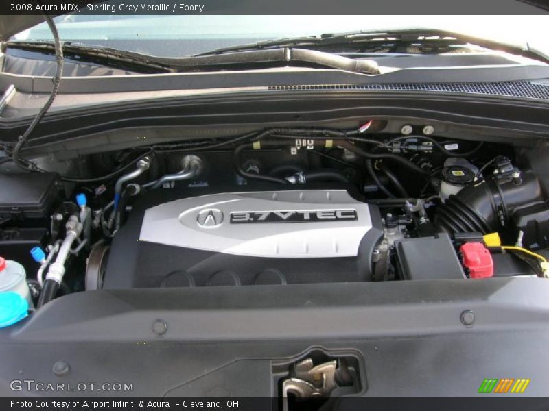 Sterling Gray Metallic / Ebony 2008 Acura MDX
