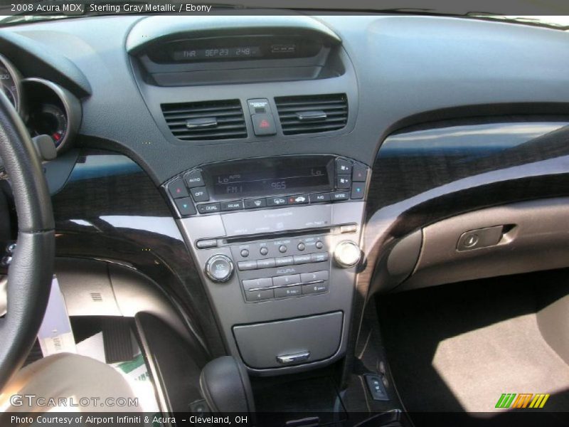 Sterling Gray Metallic / Ebony 2008 Acura MDX