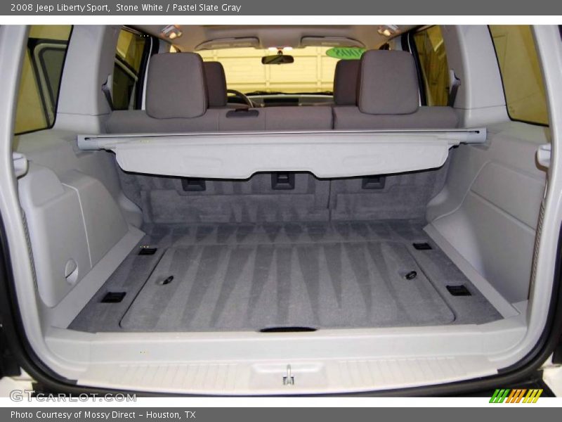 Stone White / Pastel Slate Gray 2008 Jeep Liberty Sport