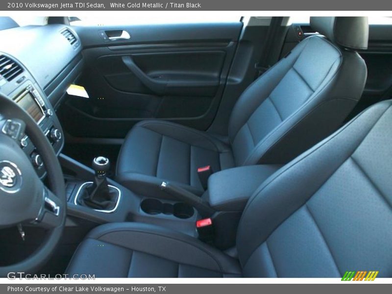 White Gold Metallic / Titan Black 2010 Volkswagen Jetta TDI Sedan