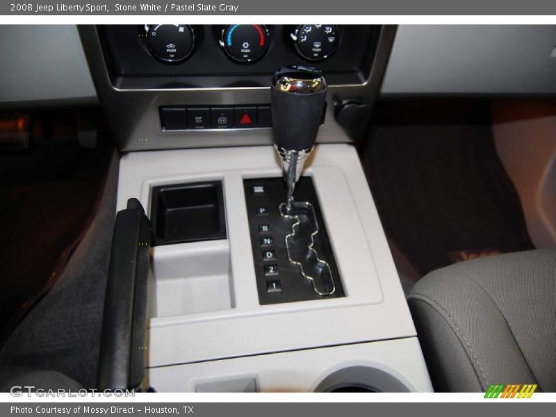 Stone White / Pastel Slate Gray 2008 Jeep Liberty Sport