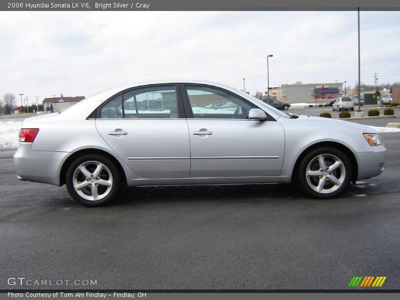 Bright Silver / Gray 2006 Hyundai Sonata LX V6