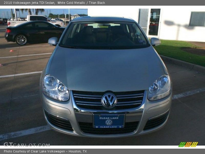 White Gold Metallic / Titan Black 2010 Volkswagen Jetta TDI Sedan