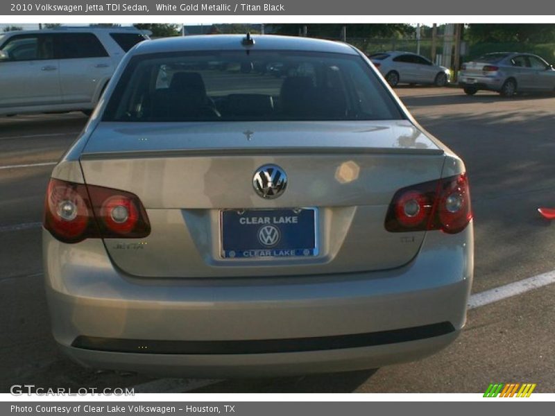 White Gold Metallic / Titan Black 2010 Volkswagen Jetta TDI Sedan