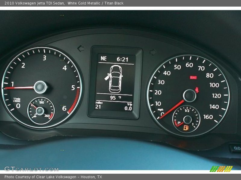 White Gold Metallic / Titan Black 2010 Volkswagen Jetta TDI Sedan