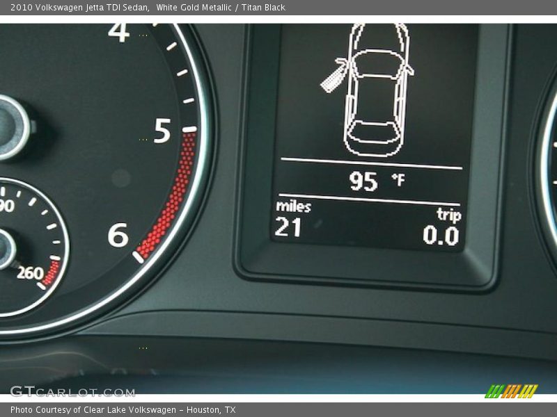 White Gold Metallic / Titan Black 2010 Volkswagen Jetta TDI Sedan