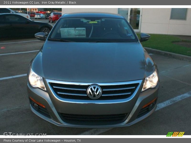Iron Gray Metallic / Black 2011 Volkswagen CC Lux