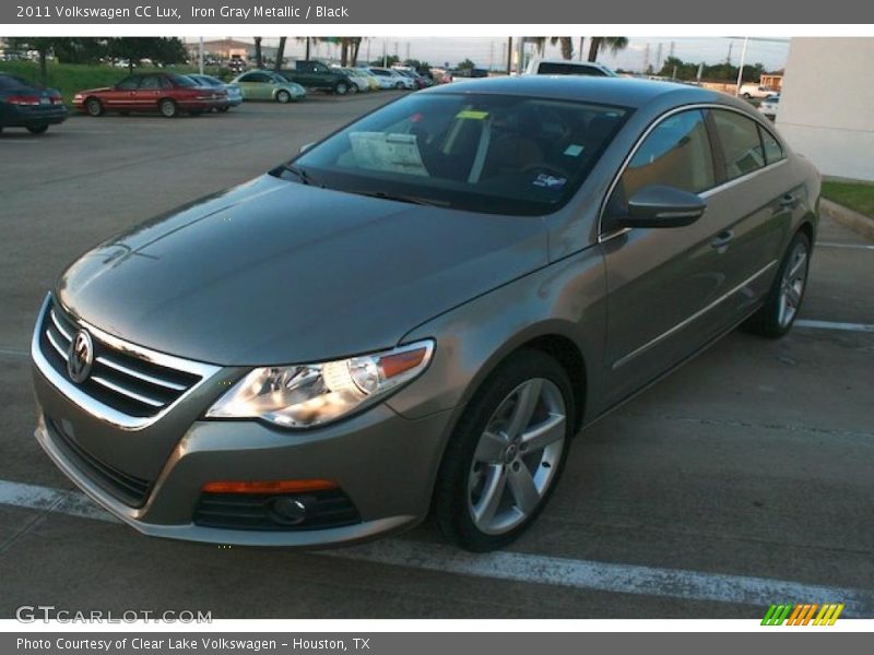 Iron Gray Metallic / Black 2011 Volkswagen CC Lux