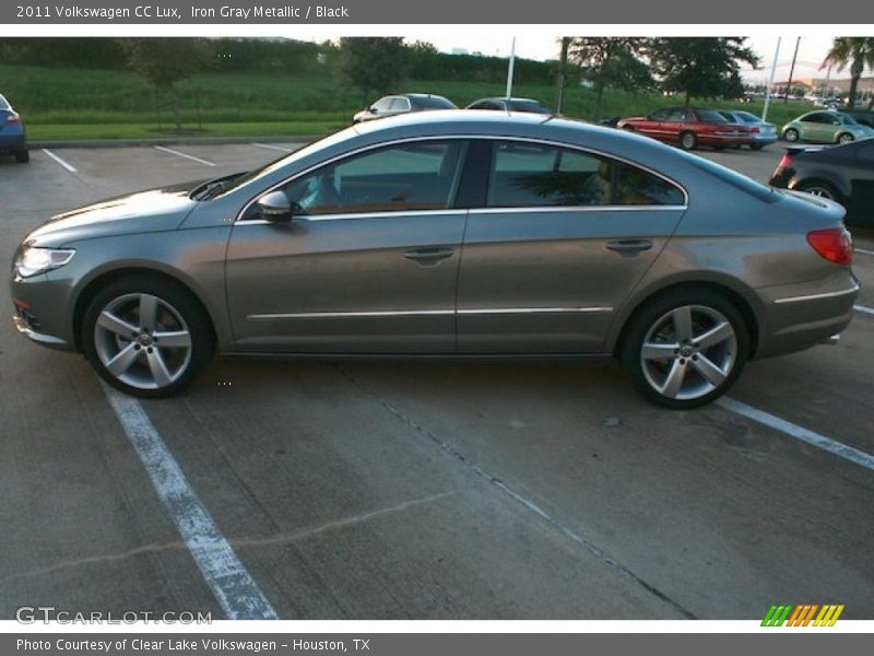 Iron Gray Metallic / Black 2011 Volkswagen CC Lux