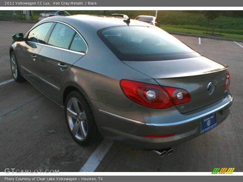 Iron Gray Metallic / Black 2011 Volkswagen CC Lux