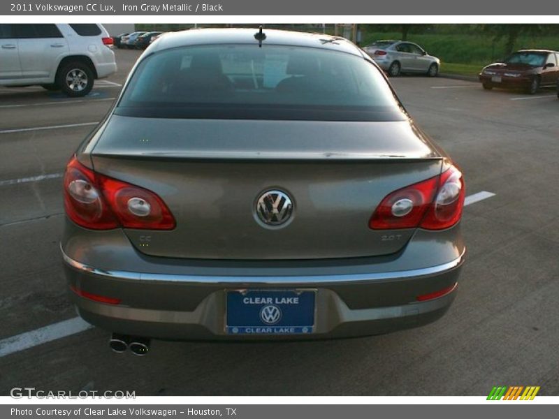 Iron Gray Metallic / Black 2011 Volkswagen CC Lux
