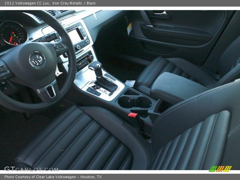 Iron Gray Metallic / Black 2011 Volkswagen CC Lux