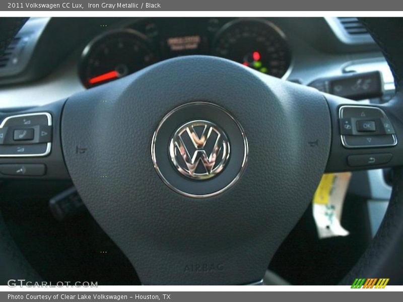 Iron Gray Metallic / Black 2011 Volkswagen CC Lux