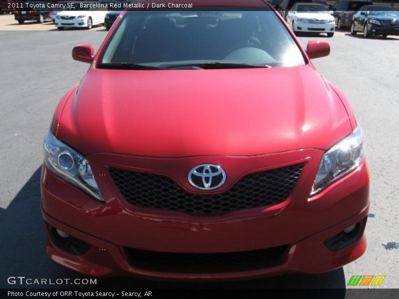 Barcelona Red Metallic / Dark Charcoal 2011 Toyota Camry SE