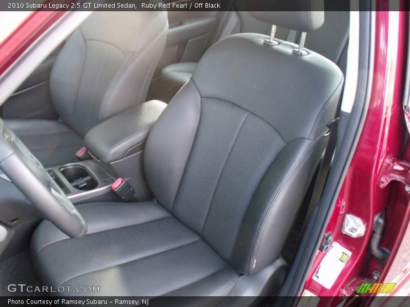 Ruby Red Pearl / Off Black 2010 Subaru Legacy 2.5 GT Limited Sedan
