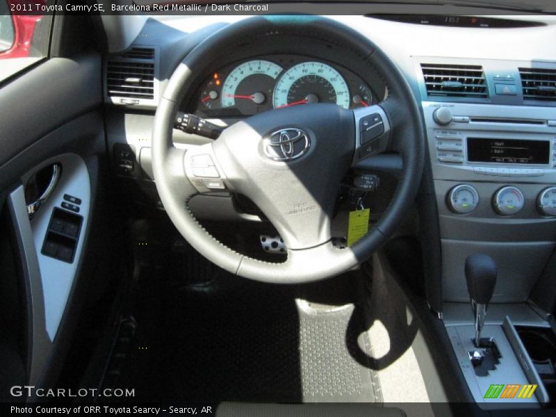 Barcelona Red Metallic / Dark Charcoal 2011 Toyota Camry SE