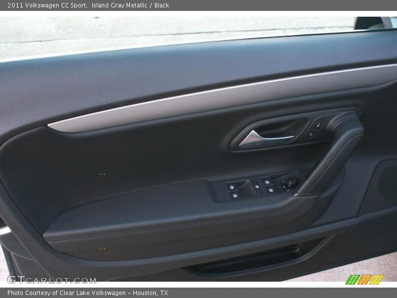 Island Gray Metallic / Black 2011 Volkswagen CC Sport